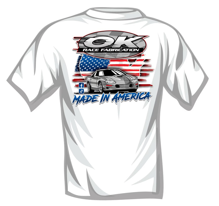 'Merica White OK Race Fab T-Shirts